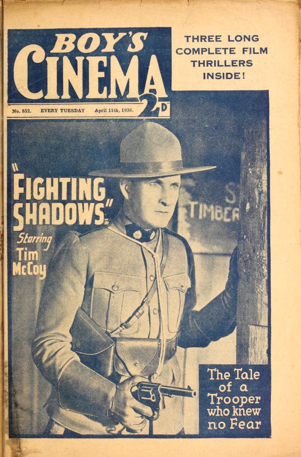 BOYS CINEMA magazine side cover Issue 852 11 April 1936