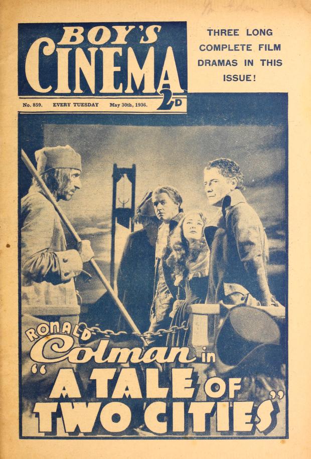 BOYS CINEMA magazine side cover Issue 859 30 May 1936
