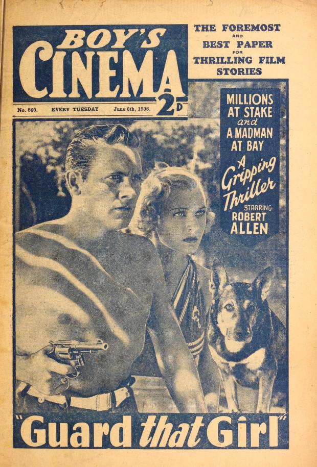 BOYS CINEMA magazine side cover Issue 860 6 June 1936
