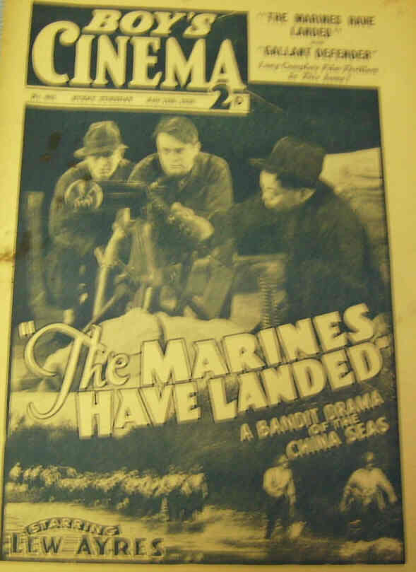 BOYS CINEMA magazine side cover Issue 865 11 July 1936