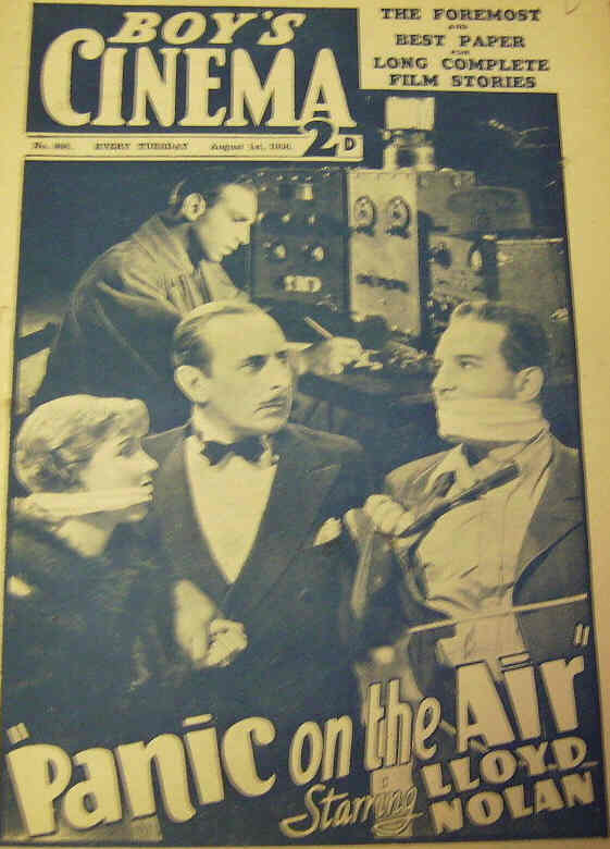 BOYS CINEMA magazine side cover Issue 868 1 August 1936