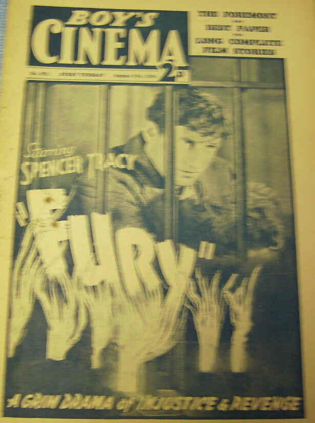 BOYS CINEMA magazine side cover Issue 870 15 August 1936