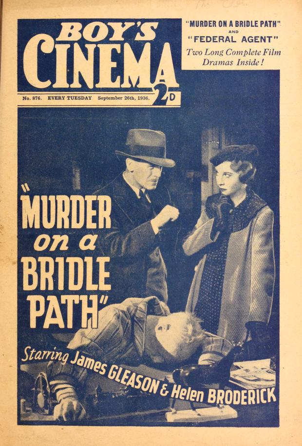 BOYS CINEMA magazine side cover Issue 876 26 September 1936