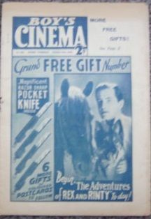 BOYS CINEMA magazine side cover Issue 881 31 October 1936