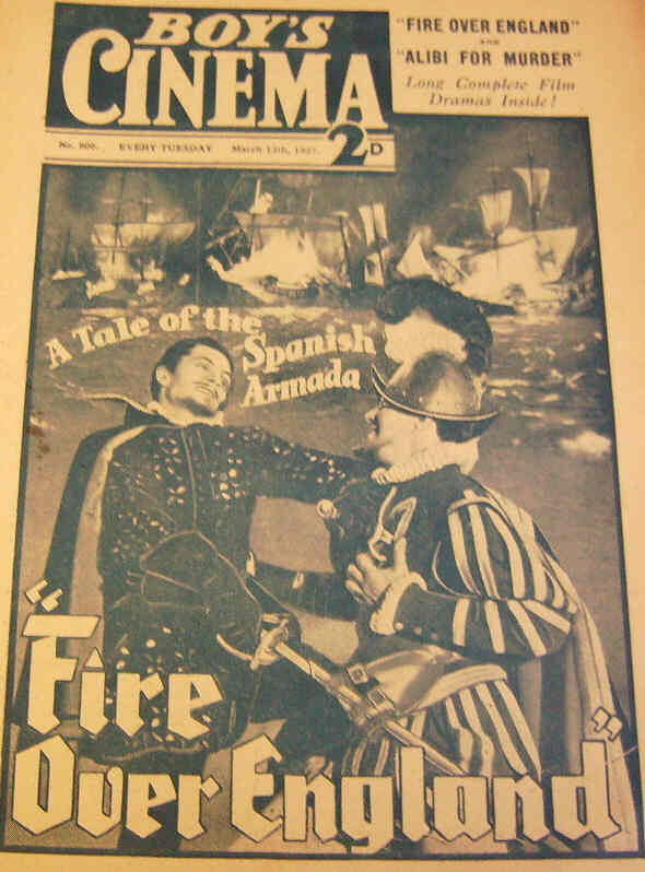 BOYS CINEMA magazine side cover Issue 900 13 March 1937