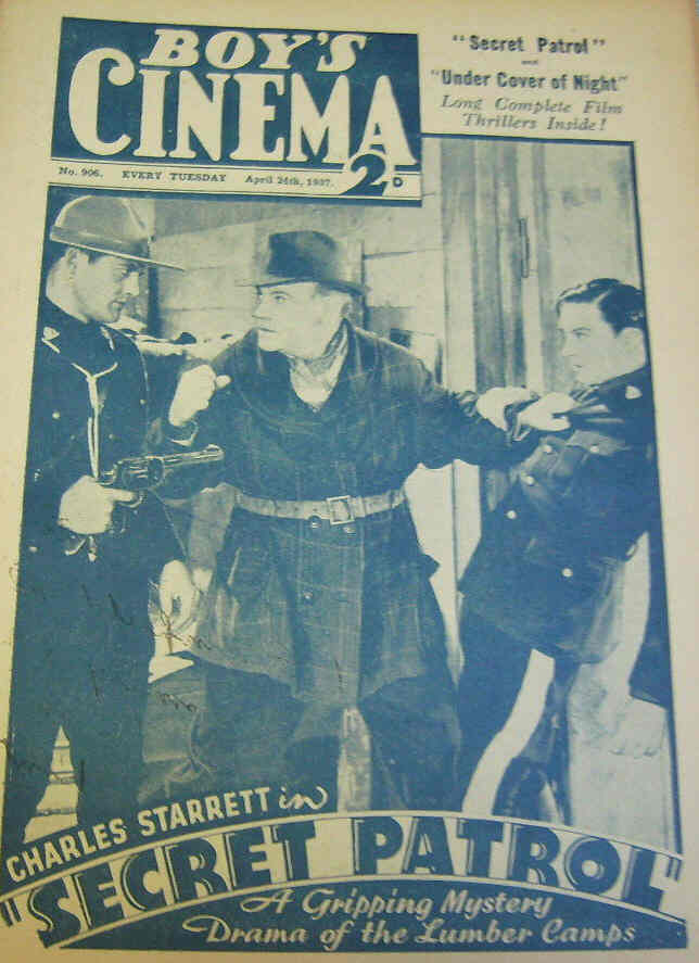 BOYS CINEMA magazine side cover Issue 906 24 April 1937