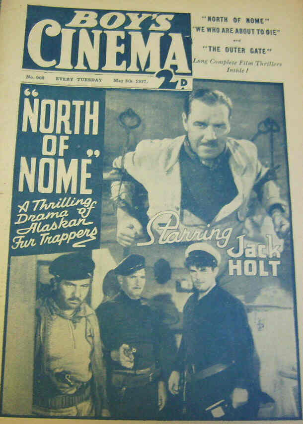 BOYS CINEMA magazine side cover Issue 908 8 May 1937