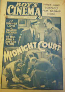 BOYS CINEMA magazine side cover Issue 912 5 June 1937