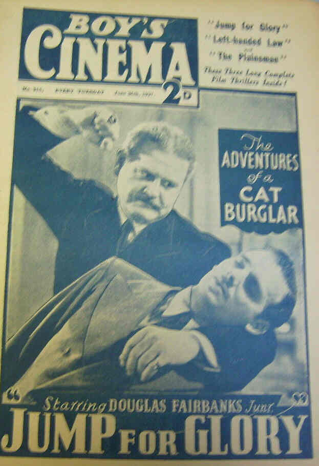 BOYS CINEMA magazine side cover Issue 915 26 June 1937