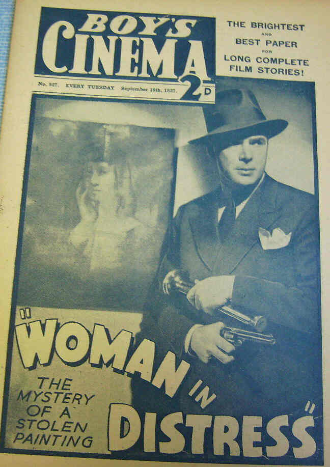 BOYS CINEMA magazine side cover Issue 927 18 September 1937