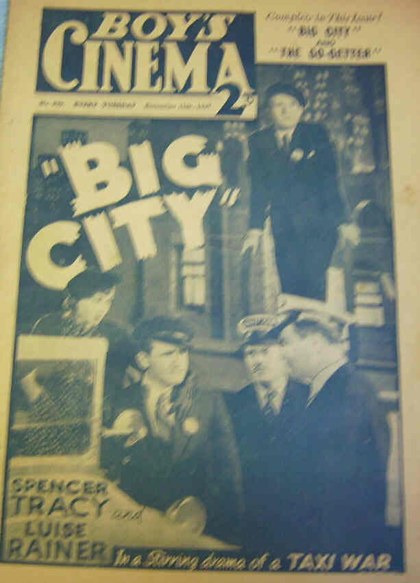 BOYS CINEMA magazine side cover Issue 939 11 December 1937