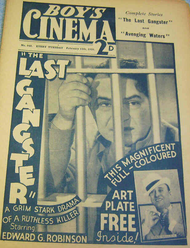 BOYS CINEMA magazine side cover Issue 948 12 February 1938