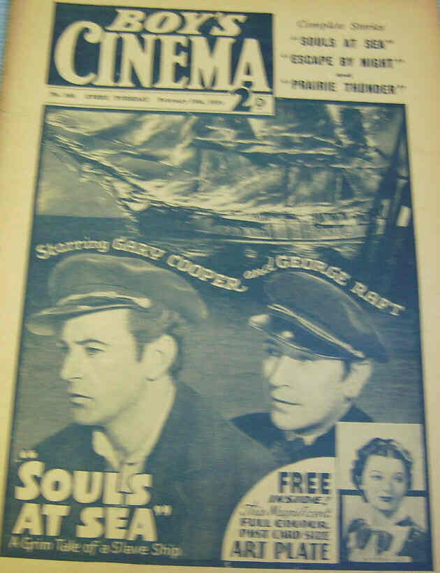 BOYS CINEMA magazine side cover Issue 949 19 February 1938