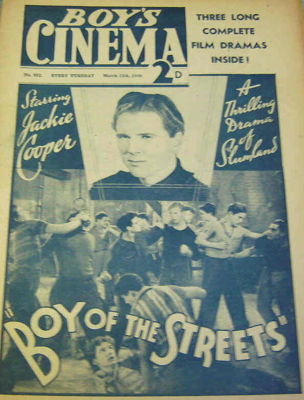 BOYS CINEMA magazine side cover Issue 952 12 March 1938