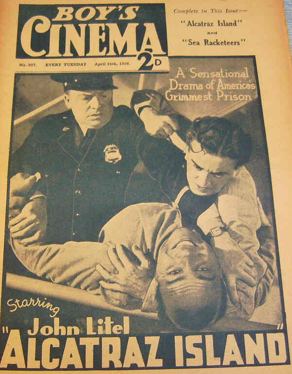 BOYS CINEMA magazine side cover Issue 957 16 April 1938