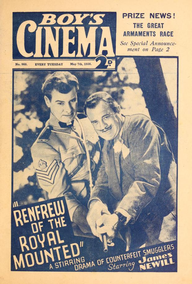 BOYS CINEMA magazine side cover Issue 960 7 May 1938