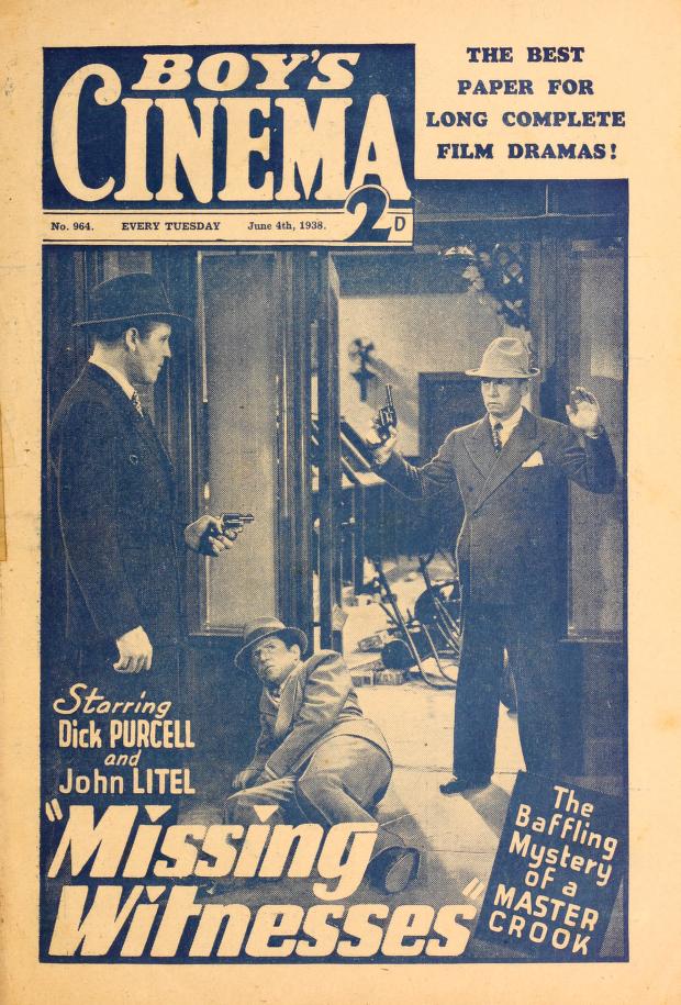 BOYS CINEMA magazine side cover Issue 964 4 June 1938