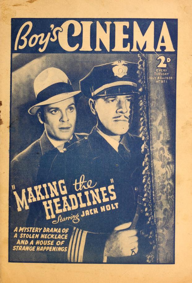 BOYS CINEMA magazine side cover Issue 971 23 July 1938