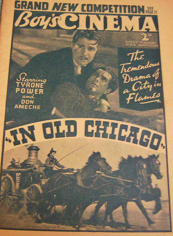 BOYS CINEMA magazine side cover Issue 973 6 August 1938