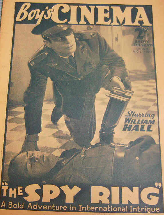 BOYS CINEMA magazine side cover Issue 976 27 August 1938