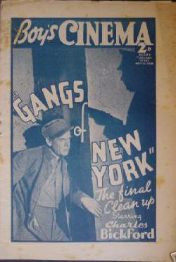 BOYS CINEMA magazine side cover Issue 987 12 November 1938