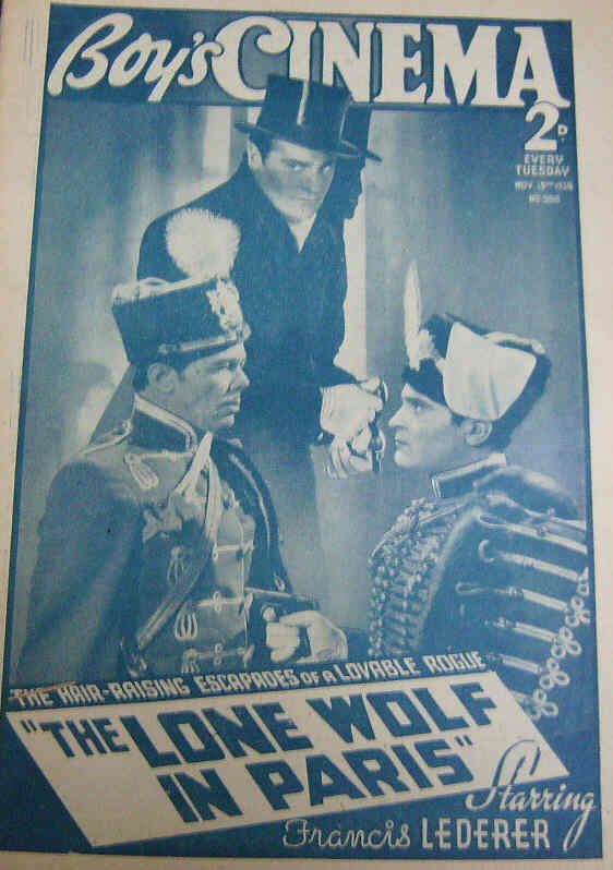 BOYS CINEMA magazine side cover Issue 988 19 November 1938