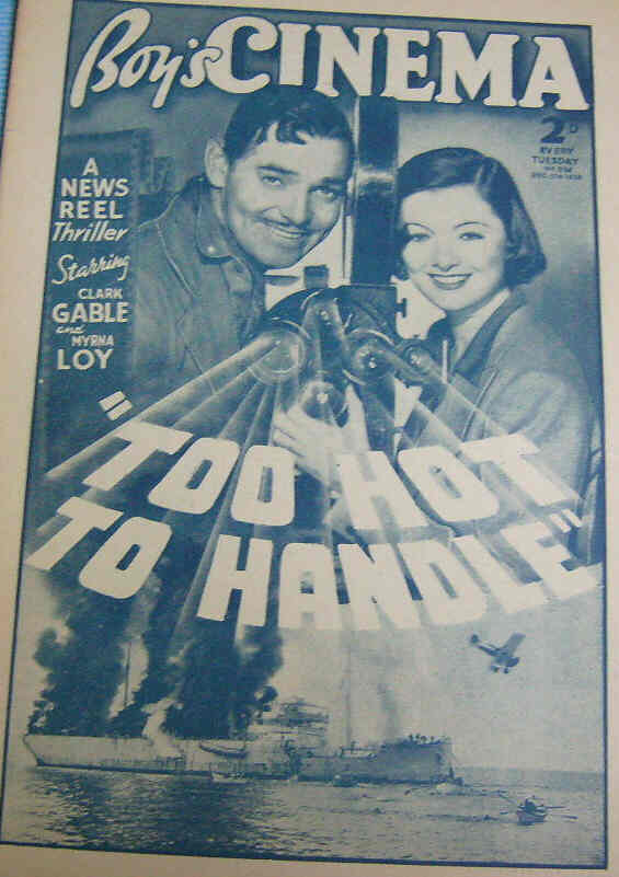 BOYS CINEMA magazine side cover Issue 992 17 December 1938