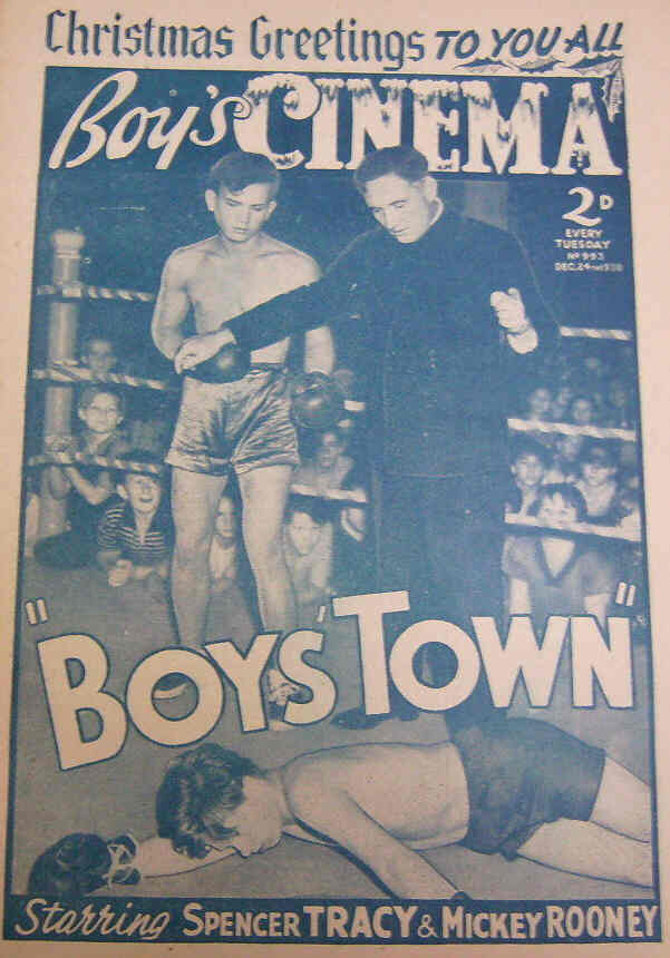BOYS CINEMA magazine side cover Issue 993 24 December 1938