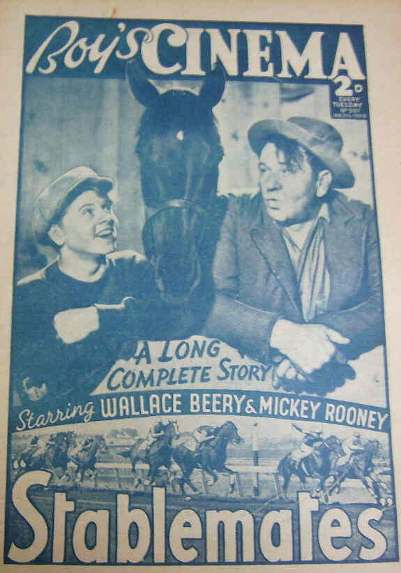 BOYS CINEMA magazine side cover Issue 997 21 January 1939
