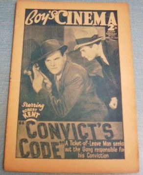 BOYS CINEMA magazine side cover Issue 1011 29 April 1939