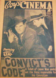 BOYS CINEMA magazine side cover Issue 1013 13 May 1939