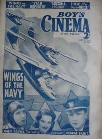 BOYS CINEMA magazine side cover Issue 1018 17 June 1939