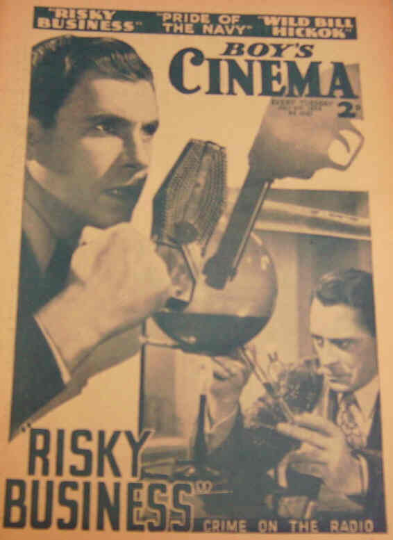 BOYS CINEMA magazine side cover Issue 1021 8 July 1939