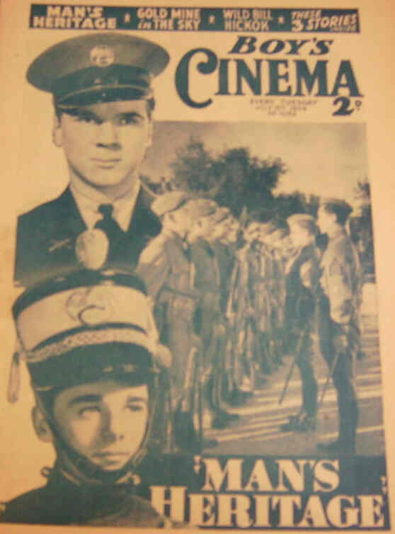 BOYS CINEMA magazine side cover Issue 1022 15 July 1939
