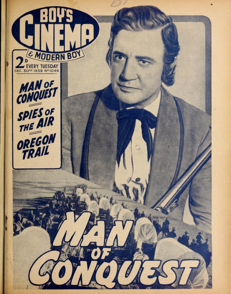BOYS CINEMA magazine side cover Issue 1046 30 December 1939