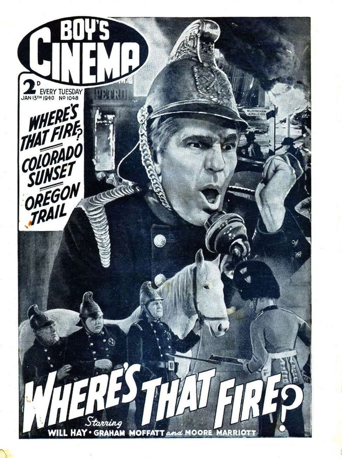 BOYS CINEMA magazine side cover Issue 1048 13 January 1940