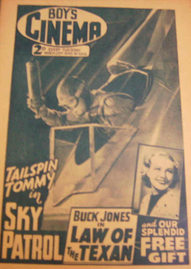 BOYS CINEMA magazine side cover Issue 1058 23 March 1940