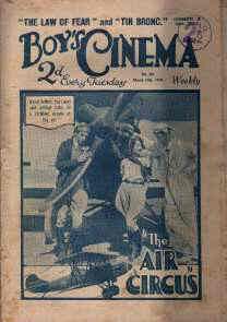 BOYS CINEMA magazine side cover Issue 428 18 February 1928