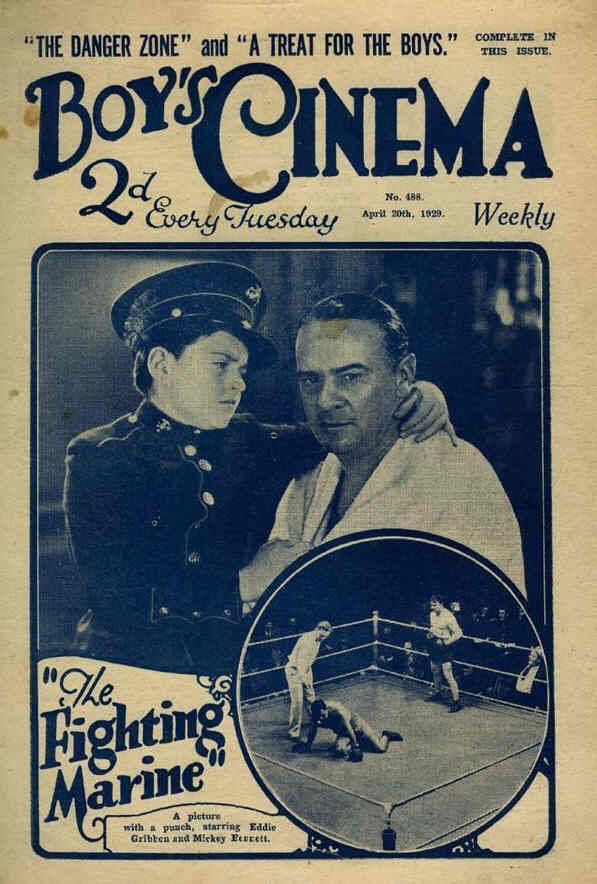 BOYS CINEMA magazine side cover Issue 488 20 April 1929