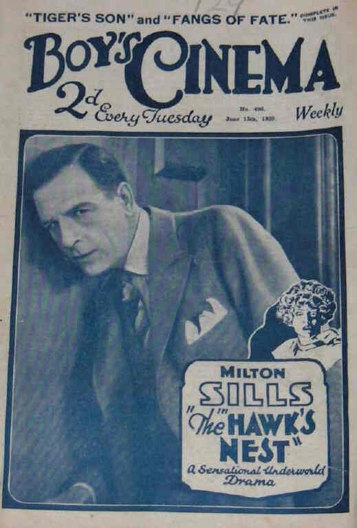BOYS CINEMA magazine side cover Issue 496 15 June 1929