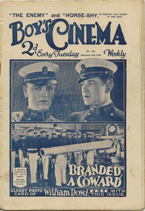 BOYS CINEMA magazine side cover Issue 531 15 February 1930