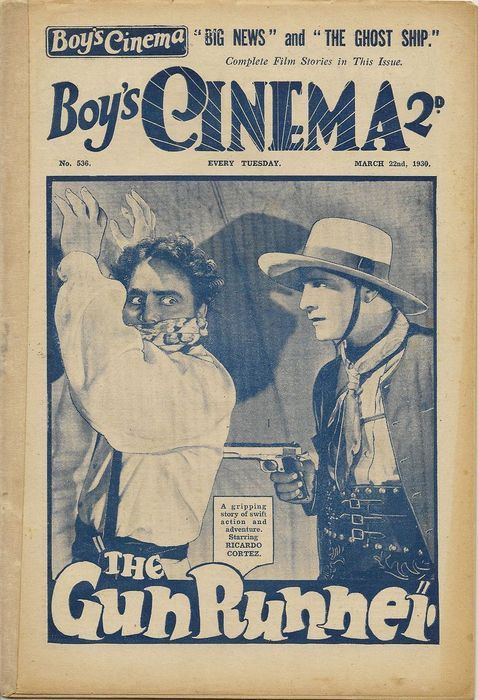 BOYS CINEMA magazine side cover Issue 536 22 March 1930