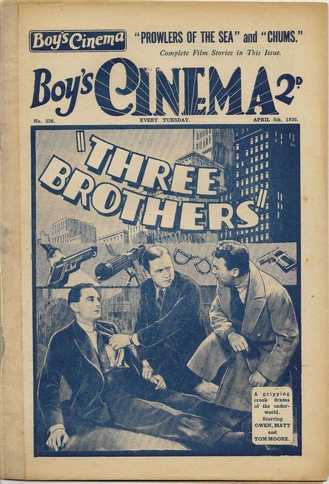 BOYS CINEMA magazine side cover Issue 538 5 April 1930