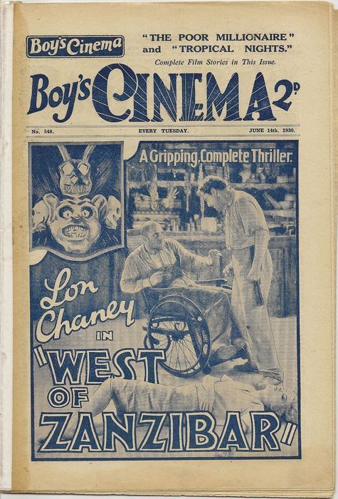BOYS CINEMA magazine side cover Issue 548 14 June 1930