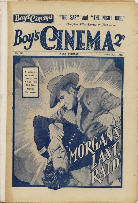 BOYS CINEMA magazine side cover Issue 549 21 June 1930