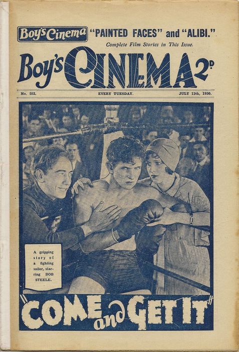 BOYS CINEMA magazine side cover Issue 552 12 July 1930