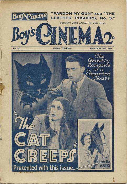 BOYS CINEMA magazine side cover Issue 585 28 February 1931