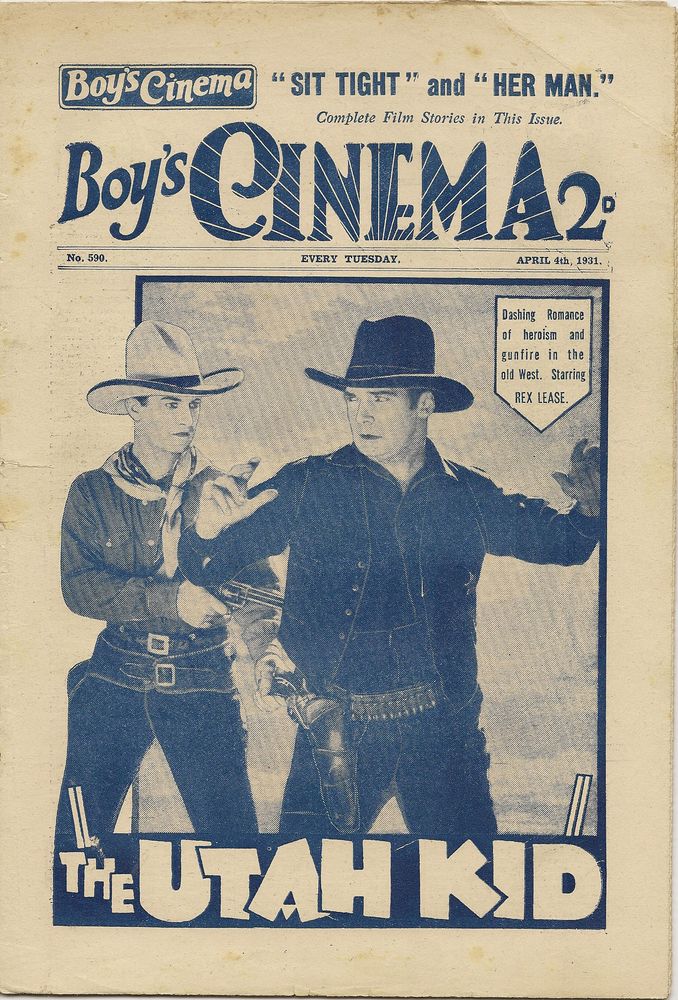 BOYS CINEMA magazine side cover Issue 590 4 April 1931