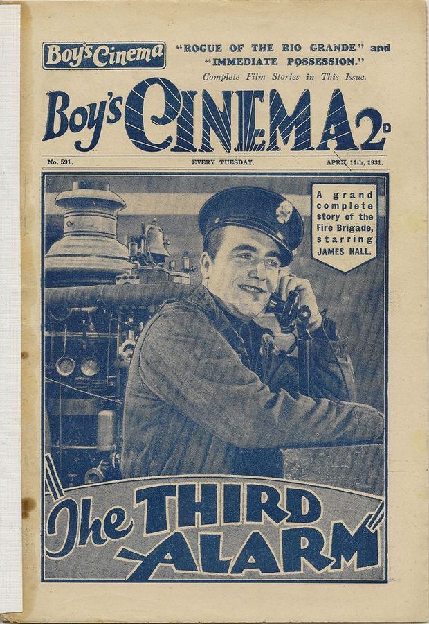 BOYS CINEMA magazine side cover Issue 591 11 April 1931
