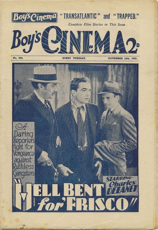 BOYS CINEMA magazine side cover Issue 622 14 November 1931